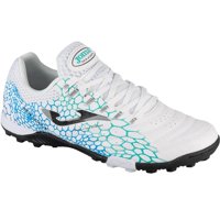 Zapatilla Fútbol Turf Hombre Máxima Blanco Turquesa Joma