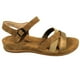 thumbnail image 3 of Sandalias Baja Mujer con Hebilla para Verano 12363 Café, 3 of 5