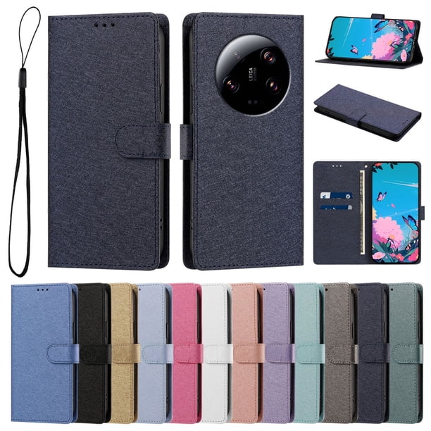 Cartera para Xiaomi 13 Ultra con Soporte y Correa, Azul Marino