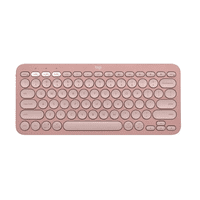 Genérico - Teclado Logitech Pebble Keys 2 K380S Rosado Español