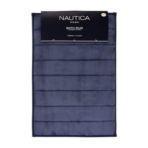 Alfombra De Baño Nautica 40X60Cm Coralina Ultra Suave Azul