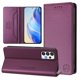 thumbnail image 2 of Funda Billetera con Soporte para Samsung Galaxy A72 Bloqueo RFID Plegable Violeta, 2 of 6