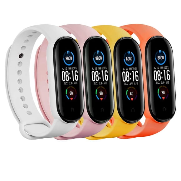 Correa de silicona LeongLzt para Xiaomi Mi 5/6/7 y Amazfit Band 5/6