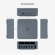 thumbnail image 2 of Mini Pc Beelink Eqr5 Amd Ryzen 7 5825u 16gb + 500gb M.2 Rade, 2 of 10