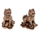 thumbnail image 2 of Estatuilla De Leones Chinos Estatua Adornos De Resina Decoración Del Hogar Artesanía Bronce M, 2 of 5