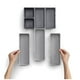 thumbnail image 3 of Set Organizador Cajones Blox 7 Piezas Gris, 3 of 5