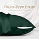 thumbnail image 5 of Funda de almohada de seda INSSL Mulberry Silk para mujer (verde oscuro), 5 of 7