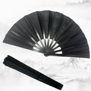 Genérico - Botas Plegables En Forma De Abanico En Forma De Abanico En El Suelo, Negras, Para Baile Y Fiesta