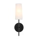 thumbnail image 1 of Aplique de Pared Living District Mel Metal Tela Negro Blanco, 1 of 9
