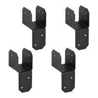 Bothyi - 4 Piezas De Placa De Fijación Para Conectores De Anclaje De Postes Para Muebles, Pabellones Y Pérgolas, 3,8 Cm