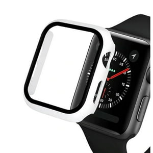 Genérico - Protector Carcasa Glass Para Apple Watch 38Mm Blanco