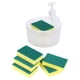 thumbnail image 1 of Dispensador De Jabón Para Platos Y Soporte De Esponja Con 6 Esponjas Práctico Para Fregadero De Hotel Transparente, 1 of 5