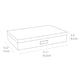thumbnail image 3 of Caja de almacenamiento Bigso Box 43 × 31 × 8 cm gris de fibrocartón, 3 of 7
