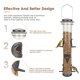 thumbnail image 3 of Comedero para pájaros, tubo colgante, alimentador de semillas para pájaros silvestres de aluminio, 3 of 7