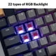 thumbnail image 4 of Teclado mecánico Keychron C2 Pro con cable RGB intercambiable en caliente, 4 of 9
