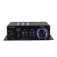 Bothyi - Ak-280 Mini Amplificador De Potencia De Audio Digital Amplificador Estéreo Hifi De Doble Canal