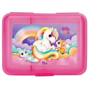 Tienda Lillifee - Lindísima Lonchera Con Brillos - Hello Newday - Con El Unicornio Naya Y Sus Amigos