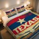thumbnail image 1 of Lone Star TEXAS Vintage Poster with Longhorn Duvet Cover Set Retro Digital Pattern bedding Soft And SkinFriendly, 1 of 1