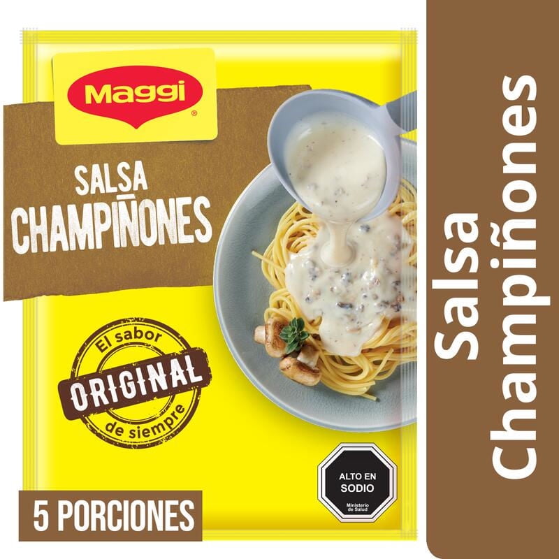 Salsa Champiñones (5 Porciones) Sobre 45 g Maggi