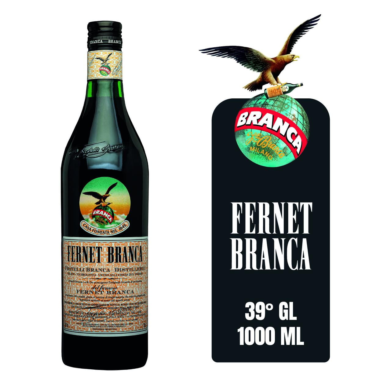 Branca - Licor Fernet 39° Botella