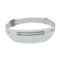 Magideal - Riñonera Con Cinturón Para Correr, Riñonera Ligera, Portátil, Versátil, Soporte Para Teléfono, Bolsa Para Corredor, Cinturón Para Gimnasio, Ciclismo Y Gris Claro
