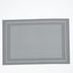 thumbnail image 1 of XmhyTop Juego de 6 Manteletes Individuales para Mesa, Hechos de PVC Resistente, Antideslizantes y Termorresistentes, Ideal para Hogares, Restaurantes y Cocinas, Estilo Q, 45*30cm, Gris, 1 of 5