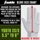thumbnail image 5 of Guantes de receptor de fútbol Franklin Sports Kansas Jayhawks, 5 of 7