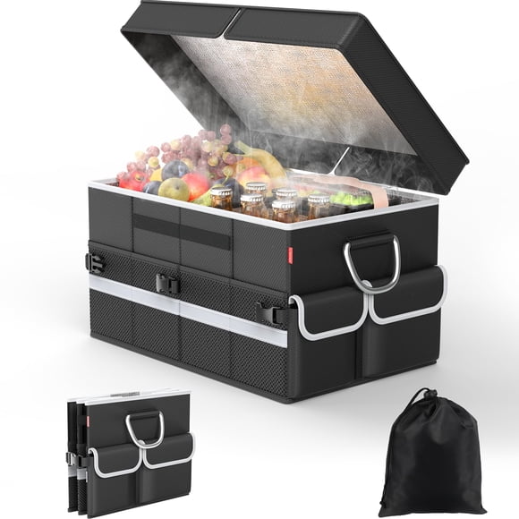 Caja térmica aislante Ltevxzi plegable y portátil para 45 latas