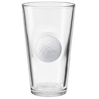 Xusx111 - Golf Ball Pint Glass - 16 Oz | Whisky Barrel Rocks Regalos De Vidrio De Golf Para Hombres Papá, Whisky Decanter Liquor Decanter Set Para Hombres Entrenadores De Marido