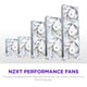 thumbnail image 2 of Ventilador de caja NZXT F120X Performance 120 mm PWM RGB blanco, 2 of 9