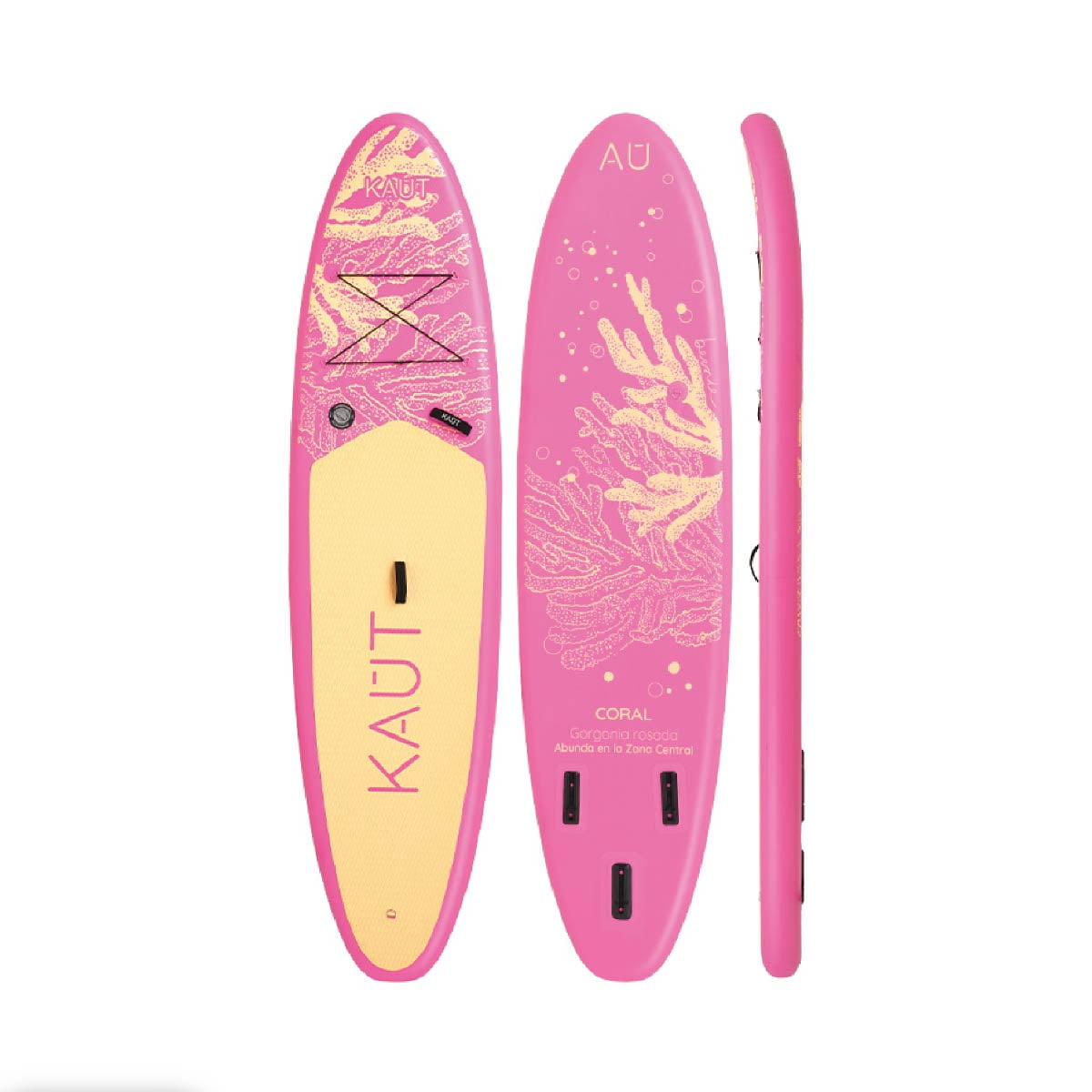 Kaut - Stand Up Paddle Inflable 11'5'' (350 Cm) - Coral Rosado