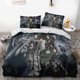 thumbnail image 1 of At-tack -on Gia-nt Anime Soft- -3D Prin-ted Du-vet Cove-r Bedding Se-t with Comforte-r Cover 3- Piece Set, 1 of 5