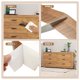 thumbnail image 4 of Cinta de Reparación de Grano de Madera de 6 Pulgadas x 66 pies, Cinta de Reparación Texturizada Realista Autoadhesiva para Piso Puerta Mesa Gabinetes Escritorio, Nogal Negro, 4 of 6