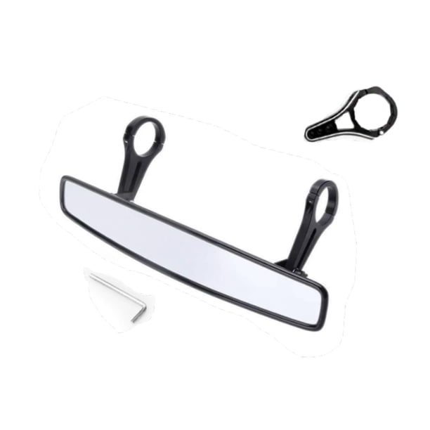 Espejo retrovisor genérico para vehículos todo terreno, UTV, carreras, componente de espejo para automóvil, montaje de barra antivuelco para vehículos Estilo D