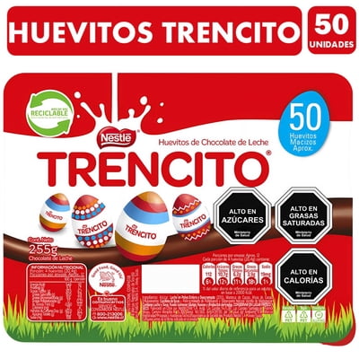 Huevitos De Pascua Chocolate De Leche Trencito Bandeja