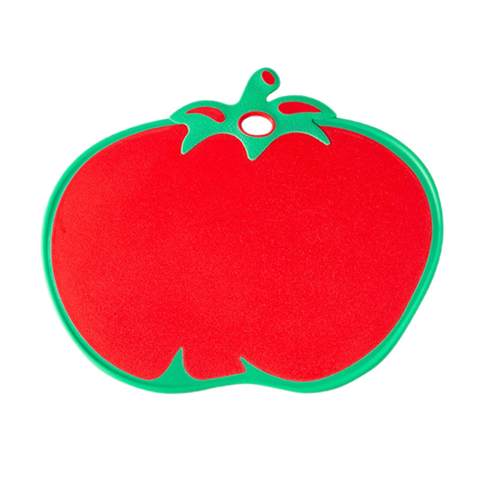 Magideal - Tabla De Cortar, Tabla De Cortar Con Forma De Fruta, Tabla De Cortar Para Alimentos De Cocina, Tabla Para Servir Verduras, Queso, Fruta, Carne, Pescad Forma De Tomate