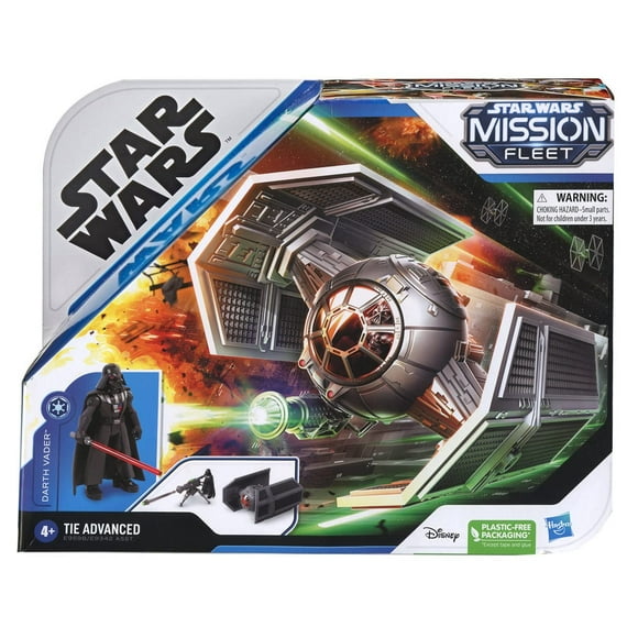Vehículo de juguete y figura de acción STAR WARS Mission Fleet Darth Vader TIE Advanced E9598