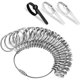 thumbnail image 1 of Medidor de Tallas NuLink de Acero con 27 Anillos y 3 Medidores, 1 of 3