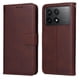 thumbnail image 1 of Funda Billetera para Xiaomi Poco F6 Pro con Porta Tarjetas y Soporte Ajustable Marrón, 1 of 5
