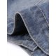 thumbnail image 5 of INSPIRE CHIC Chaqueta de Mezclilla para Mujer de Regreso a Clases Manga Larga Abullonada Longitud Recortada Lavada Chaqueta Occidental M Azul Cielo, 5 of 6