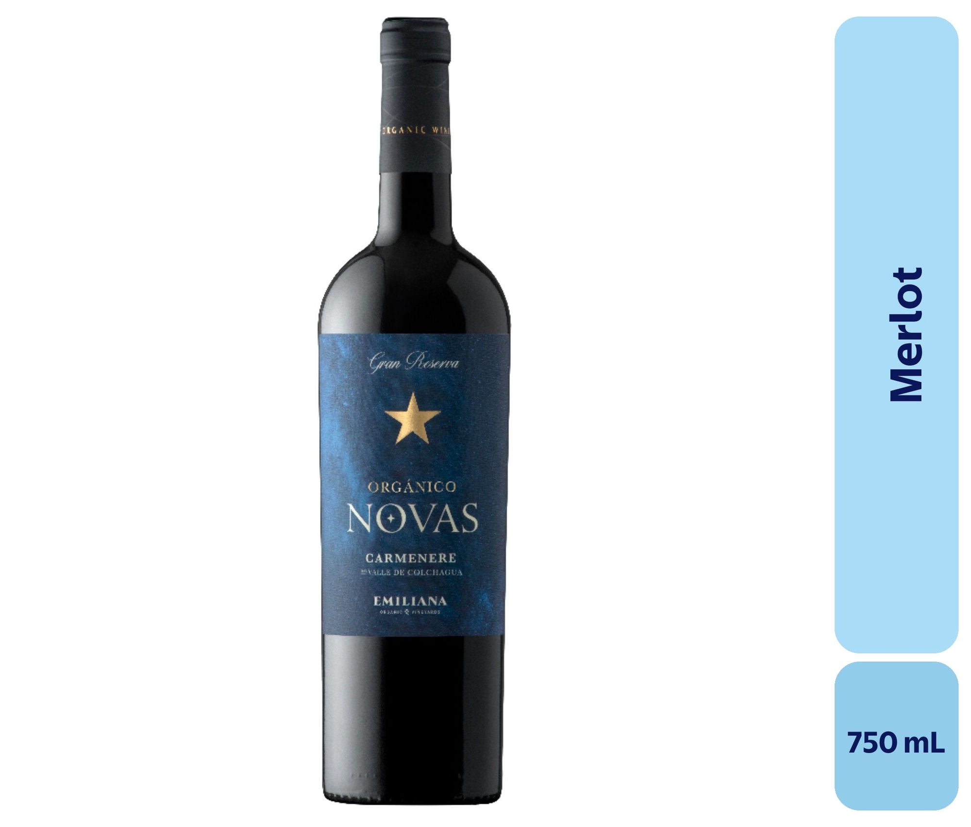 Vino Tinto Diablo Velvet Merlot 13.5° Botella 750 ml Viñedos Emiliana