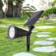 thumbnail image 3 of Lámpara solar para césped exterior, 4 LED, para jardín, patio, camino (blanca, 2 W), 3 of 8