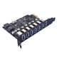 thumbnail image 4 of PCIe 7 Puertos USB3.2 Gen1 19Pin Tarjeta De Expansión 5Gbps Convertidor De PC De Escritorio, 4 of 5