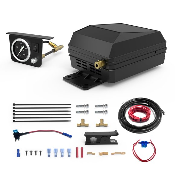 Kit de Compresor de Aire TOPICK 12V 100 PSI con Control en Cabina