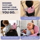 thumbnail image 2 of Inserto para silla alta Coco Seat con puntos rosas, plegable, 2 of 9