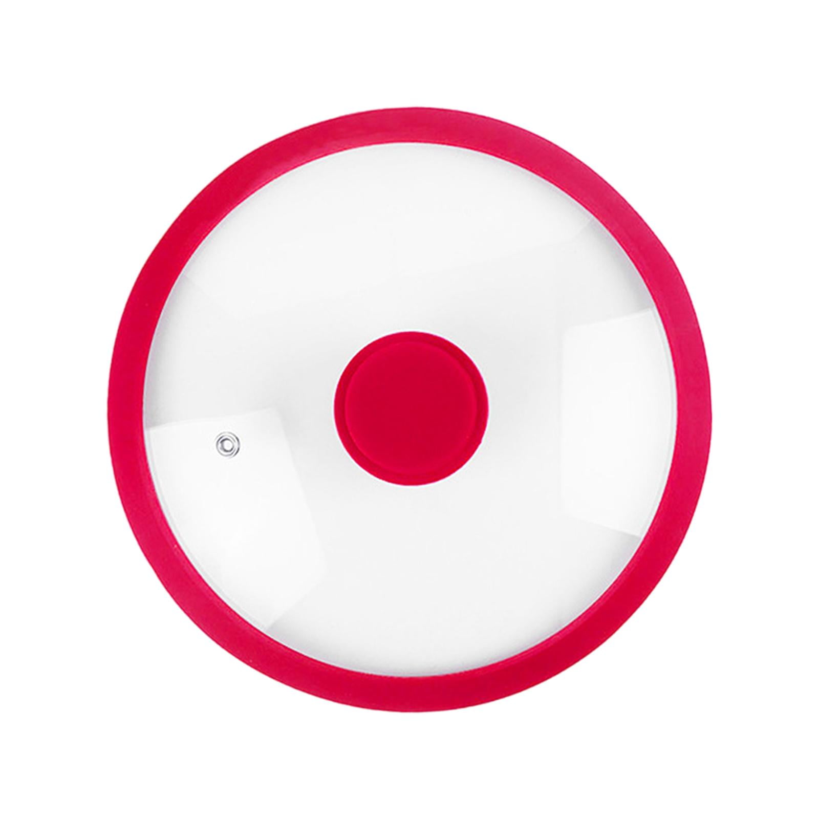 Bothyi - Tapa De Repuesto De Silicona Para Sartenes, Sartenes, Ollas, 33 Cm, Color Rojo