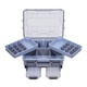 thumbnail image 2 of Caja De Aparejos De Pesca, Caja De Herramientas Portátil, Resistente Al Agua, Contenedor De Múltiples Rejillas, Color Azul, 2 of 5