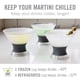 thumbnail image 2 of Vaso Martini Host 270 ml Gris, juego de 4 con gel congelante, 2 of 7