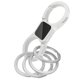 thumbnail image 1 of Llavero Idakekiy Quick Release Spring con 4 llaveros, color blanco, 1 of 6