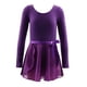 thumbnail image 1 of Maillot de ballet para niñas pequeñas, bailarina, baile, manga larga, volantes, tutú, falda, vestido de ballet y gimnasia, 1 of 5